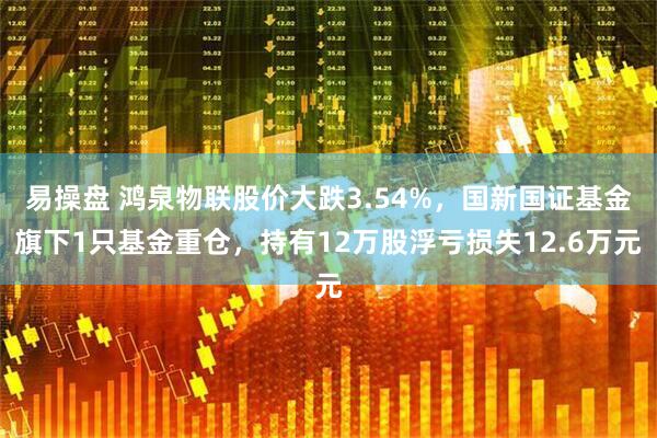 易操盘 鸿泉物联股价大跌3.54%，国新国证基金旗下1只基金重仓，持有12万股浮亏损失12.6万元