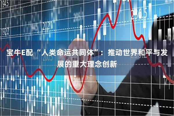 宝牛E配 “人类命运共同体”：推动世界和平与发展的重大理念创新